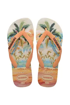 Havaianas papuci HAV. TOP TROPICALIA VIBES culoarea portocaliu, 4149722.0027 imagine