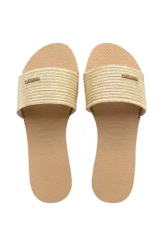Havaianas papuci YOU MALTA METALLIC femei, culoarea auriu, 4147312.0570 imagine