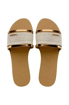 Havaianas papuci YOU TRANCOSO PREMIUM femei, culoarea auriu, 4146063.1856 imagine