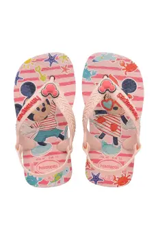 Havaianas sandale copii DISNEY CLASSICS culoarea roz imagine