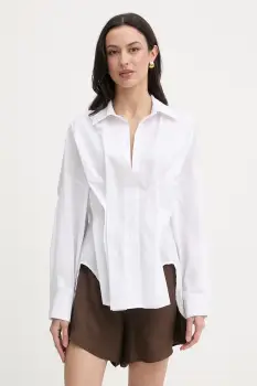 Haveone bluza cu corset pentru femei, din bumbac imagine