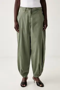 Haveone pantaloni pentru femei cu lyocell imagine