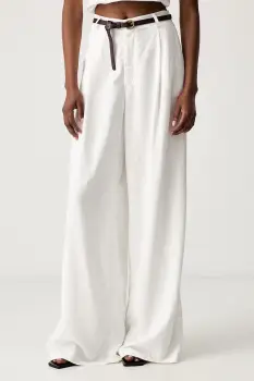 Haveone pantaloni straight pentru femei cu vascoza imagine