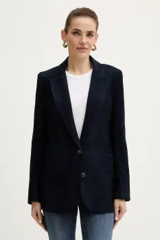 Haveone sacou culoarea bleumarin, un singur rand de nasturi, uni, JCB-P002 imagine