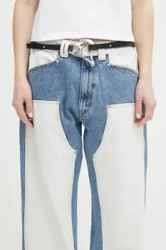 Heliot Emil curea de piele culoarea negru, SS25_16_099_SLV11_CO imagine