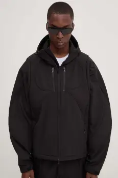 Heliot Emil geaca barbati, culoarea negru, de tranzitie, M.02.130.BLK01 imagine