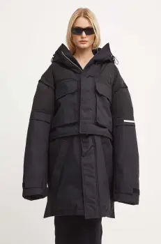 Heliot Emil geaca culoarea negru, de iarna, HE.02.098.BLK01 imagine