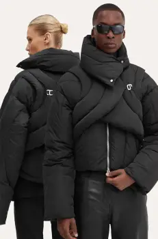 Heliot Emil geaca de puf culoarea negru, de iarna, oversize, HE.W.02.073.BLK01 imagine