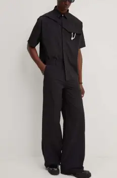 Heliot Emil pantaloni barbati, culoarea negru, drept, M.10.170.BLK01 imagine