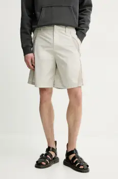 Heliot Emil pantaloni scurti barbati, culoarea bej, SS25_M_10_196_ST18 imagine