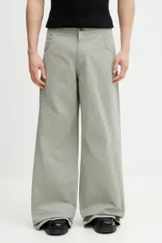 HELIOT EMIL pantaloni wide leg barbati din bumbac imagine