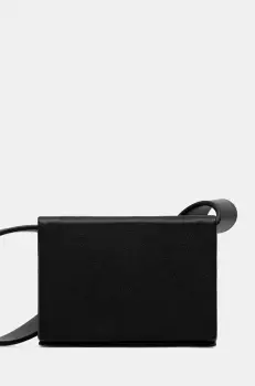 Heliot Emil portofel de piele culoarea negru, SS25_16_89_BLK01_CO imagine