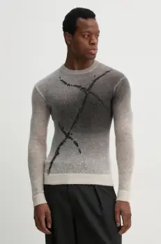 Heliot Emil pulover barbati, culoarea gri, light, PRESS25_M_07_071_ST18 imagine