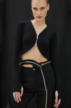 Heliot Emil pulover femei, culoarea negru, light, W.07.064.BLK01 imagine