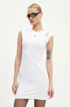 Heliot Emil rochie culoarea alb, mini, mulata, HE.W.11.028.BLK01 imagine