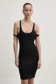 Heliot Emil rochie culoarea negru, mini, mulata, PRESS25_W_11_066_BLK01 imagine