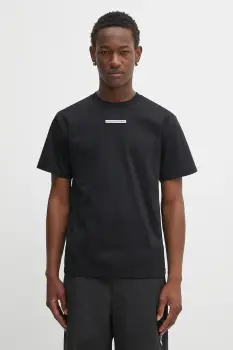 Heliot Emil tricou din bumbac culoarea negru, uni, PREAW25_M_09_139_BLK01 imagine