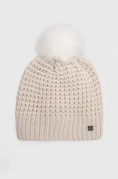 Helly Hansen caciula culoarea alb, din tricot gros imagine