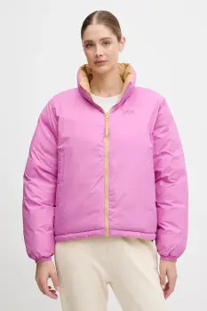 Helly Hansen geaca cu doua fete YU 23 REVERSIBLE PUFFER culoarea roz, de iarna, oversize, 54061 imagine