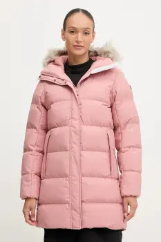 Helly Hansen geaca culoarea bej, de iarna imagine