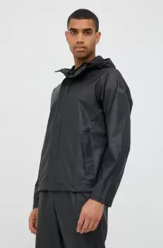 Helly Hansen geaca de ploaie barbati, culoarea negru, de tranzitie imagine