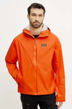 Helly Hansen geaca de ploaie LOKE TERRA barbati, culoarea portocaliu, 63365 imagine
