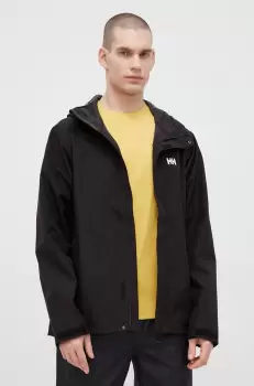 Helly Hansen geaca de ploaie Portland barbati, culoarea negru imagine