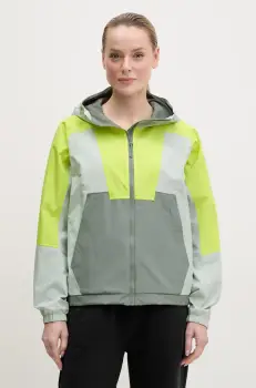 Helly Hansen geaca femei, culoarea verde, de tranzitie, 54077 imagine