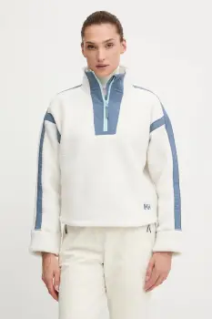 Helly Hansen hanorac fleece IMPERIAL culoarea bej, uni, 49581 imagine