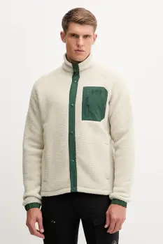 Helly Hansen hanorac fleece PANORAMA culoarea bej, uni, 63348 imagine