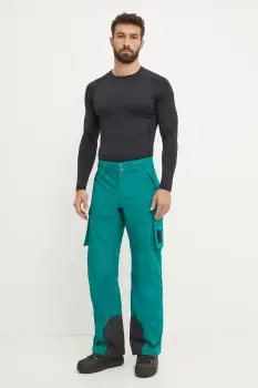 Helly Hansen pantaloni de schi ULLR D culoarea verde, 65881 imagine