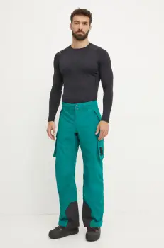 Helly Hansen pantaloni de schi ULLR D culoarea verde, 65881 imagine