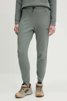 Helly Hansen pantaloni de trening HP TECH culoarea verde, neted, 34492 imagine