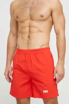 Helly Hansen pantaloni scurti de baie Calshot culoarea rosu imagine