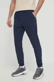Helly Hansen pantaloni sport Roam barbati, culoarea albastru marin, neted imagine