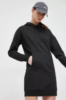Helly Hansen rochie culoarea negru, mini, drept imagine
