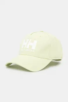Helly Hansen sapca de baseball din bumbac Czapka Helly Hansen HH Ball Cap 67434 001 culoarea galben, cu imprimeu imagine
