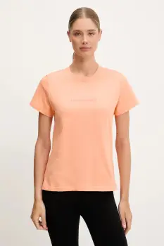 Helly Hansen tricou din bumbac CORE femei, culoarea portocaliu, 54591 imagine