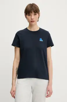 Helly Hansen tricou din bumbac MASSIF GRAPHIC culoarea bleumarin, 54595 imagine