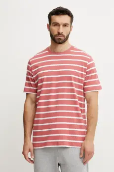 Helly Hansen tricou din bumbac NEWPORT barbati, culoarea roz, cu imprimeu, 34494 imagine