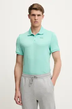 Helly Hansen tricou polo culoarea alb, cu imprimeu imagine