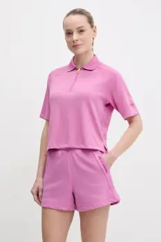 Helly Hansen tricou polo INSHORE femei, culoarea violet, 34481 imagine