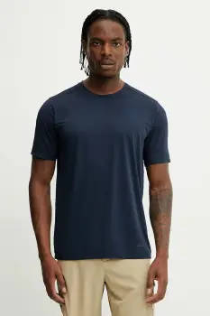 Helly Hansen tricou SHINE SOLEN culoarea bleumarin, neted, 49573 imagine