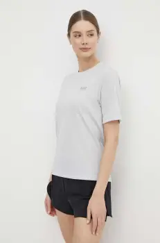 Helly Hansen tricou sport Lifa Active Solen RX culoarea gri imagine