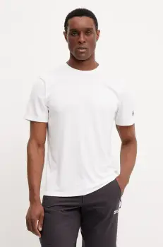 Helly Hansen tricou sport Tech culoarea alb, neted, 49584 imagine