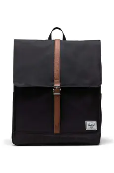 Herschel rucsac 11376-00001-OS City Backpack culoarea negru, mare, neted imagine
