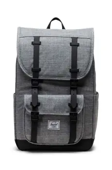 Herschel rucsac 11391-00919-OS Little America Mid Backpack culoarea gri, mare, modelator imagine