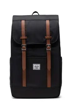 Herschel rucsac 11397-00001-OS Retreat Backpack culoarea negru, mare, neted imagine