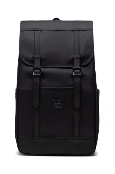Herschel rucsac 11397-05881-OS Retreat Backpack culoarea negru, mare, neted imagine