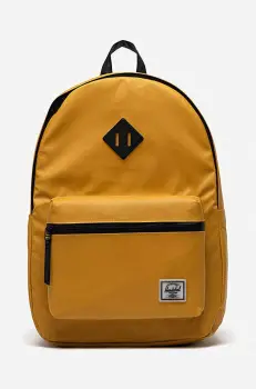 Herschel rucsac culoarea auriu, mare, cu imprimeu 11015.05644-ZLOTY imagine